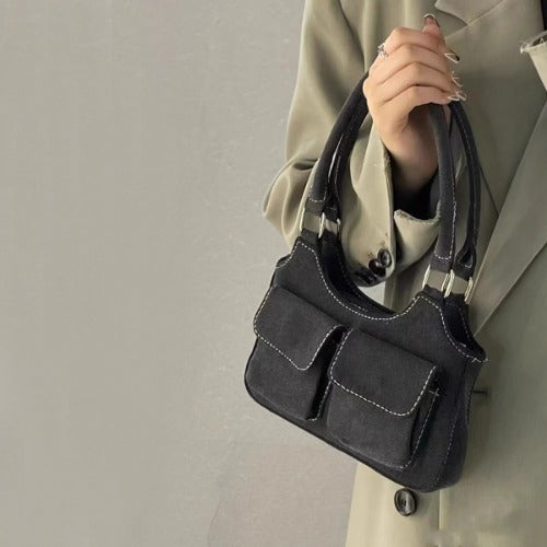 Denim Shoulder Bags Totes Satchel Handbags Purse