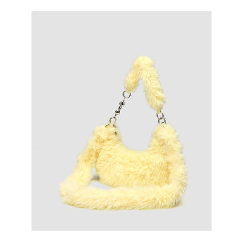 Winter Fuzzy Tote Bag Y2K Faux Fur Bag Fluffy Shoulder Handbags