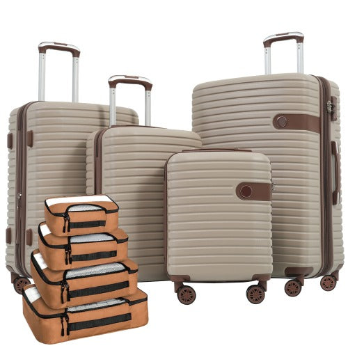 4 Piece Luggage Set Suitcase Set, ABS Hard Shell (16/20/24/28)