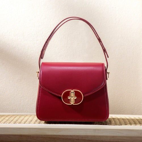 Premium Red Crossbody Mini Handbag