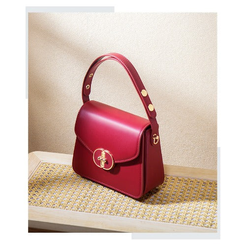 Premium Red Crossbody Mini Handbag