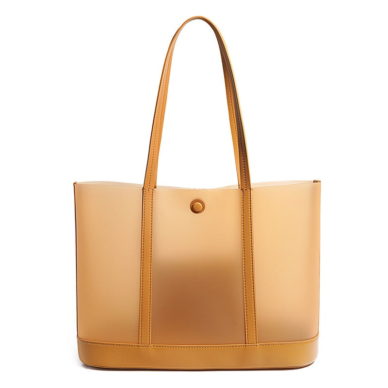 Leather Tote Bag for Women - Spacious and Durable, Ideal for Work and Daily Use