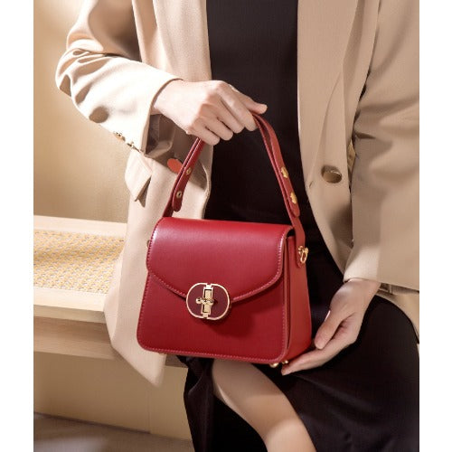 Premium Red Crossbody Mini Handbag