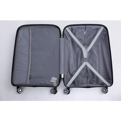 Hardshell Suitcase Spinner Wheels PP Luggage Sets Lightweight with TSA Lock,3-Piece Set