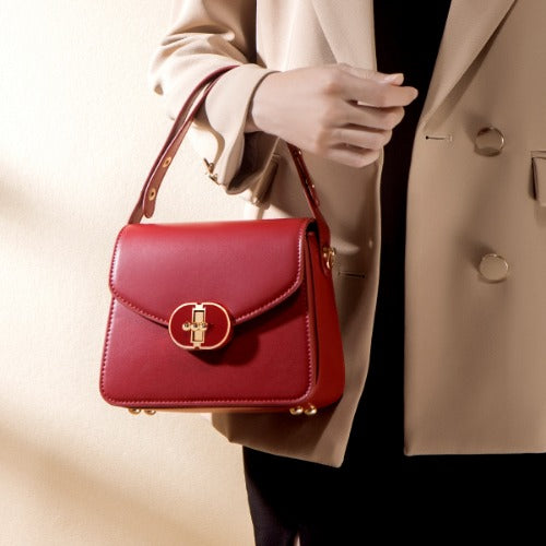 Premium Red Crossbody Mini Handbag