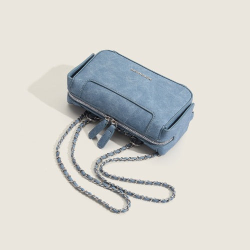 Trendy Denim Mini Messenger Bag