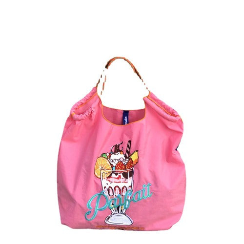 Ball & Chain Embroidery Tote Bags, Cute Shopping Eco Bag, Juice