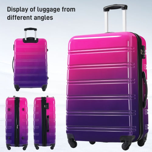 Hardshell Luggage Sets 3 Piece Gradient Color 20