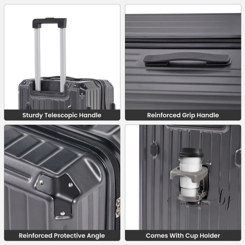 Gray Luggage Set 4 pcs (20