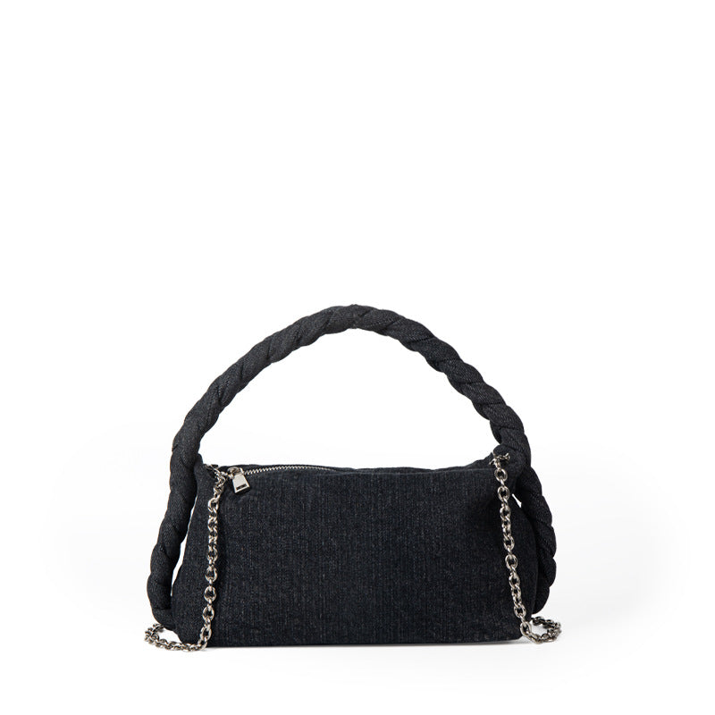 Denim Crossbody Handbag