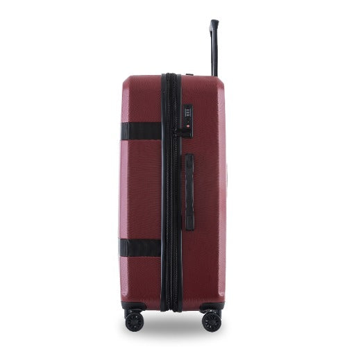 Luggage Sets Expandable ABS+PC 3 Piece Sets with Spinner Wheels Lightweight TSA Lock (20/24/28) Red