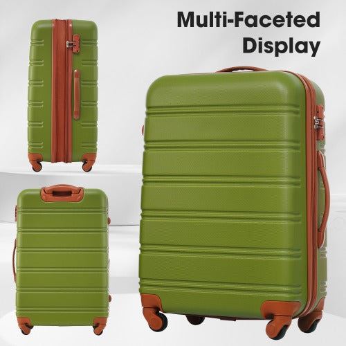 3 Piece Luggage Set Hardside Spinner Suitcase with TSA Lock 20