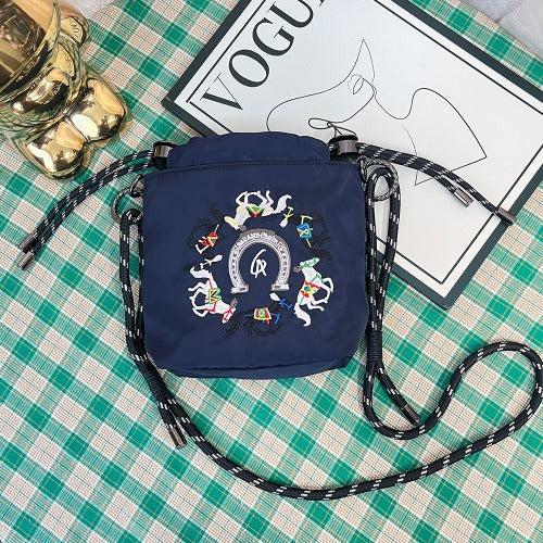 Embroidery Waterproof Eco-friendly Bag Messenger Bag Crossbody Bag