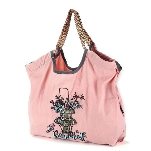 Embroidery Tote Bags Shopping Bag Cute Large Capacity,Animals