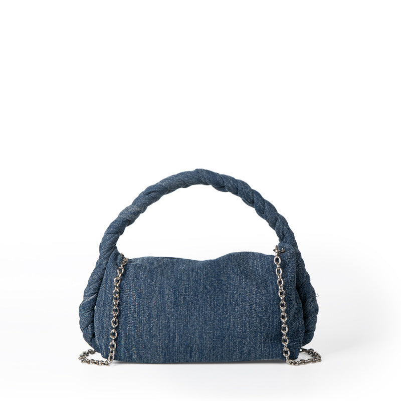 Denim Crossbody Handbag