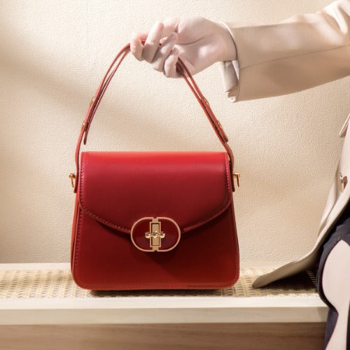 Premium Red Crossbody Mini Handbag