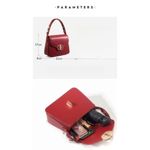 Premium Red Crossbody Mini Handbag