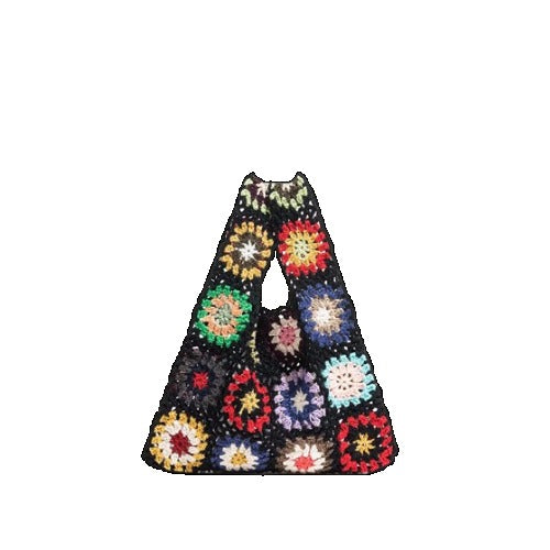 Crochet Tote Bags Boho Tote Bags Flower Mesh Beach Knit Handbags