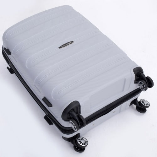 Hardshell Suitcase Spinner Wheels PP Luggage Sets Lightweight with TSA Lock,3-Piece Set