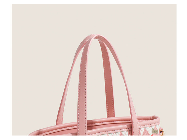 Underarm Bag Cute Pink Cherry Messenger Bag