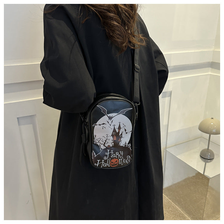 Halloween Gothic Ghost Shoulder Bag