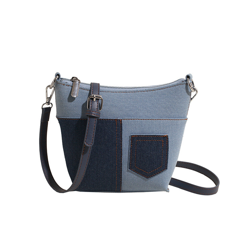 Denim Style bucket bag