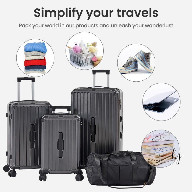 Gray Luggage Set 4 pcs (20