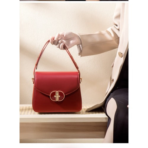 Premium Red Crossbody Mini Handbag