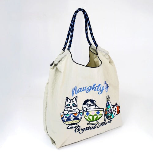 Embroidery Tote Bags, Cartoon Eco Bag