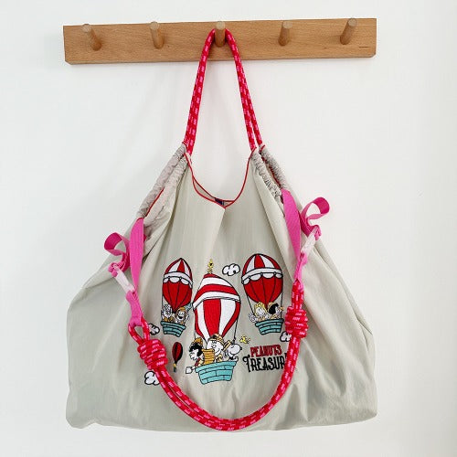 Ball & Chain Embroidery Waterproof Folding Eco-friendly Bag Shopping Bag,Cake