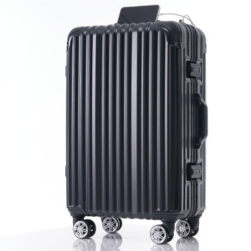 1pc 20in Aluminum Frame Luggage with USB port