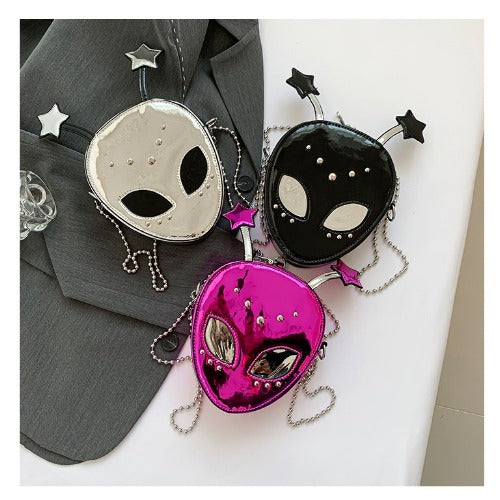 Halloween Mask Crossbody Bag