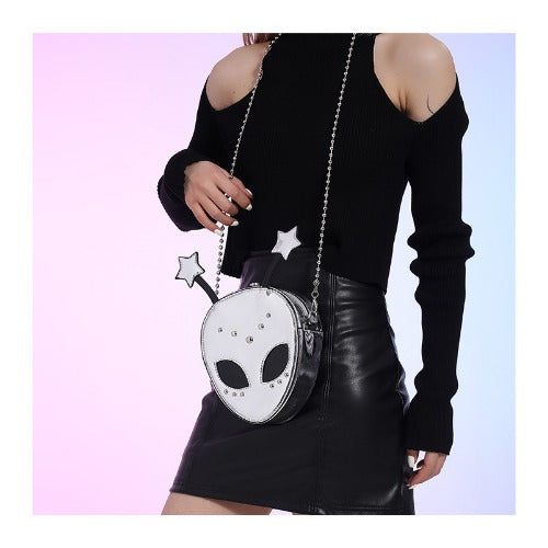 Halloween Mask Crossbody Bag